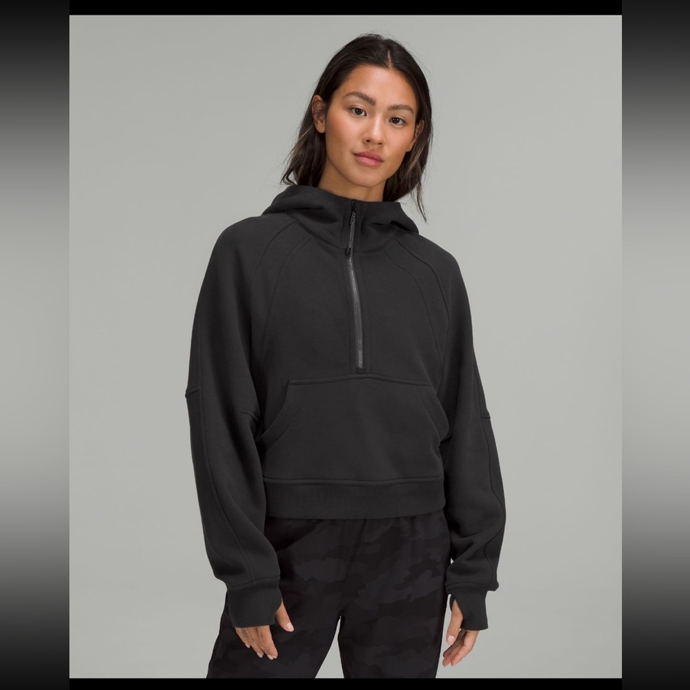 Scuba Oversized Half-Zip Hoodie